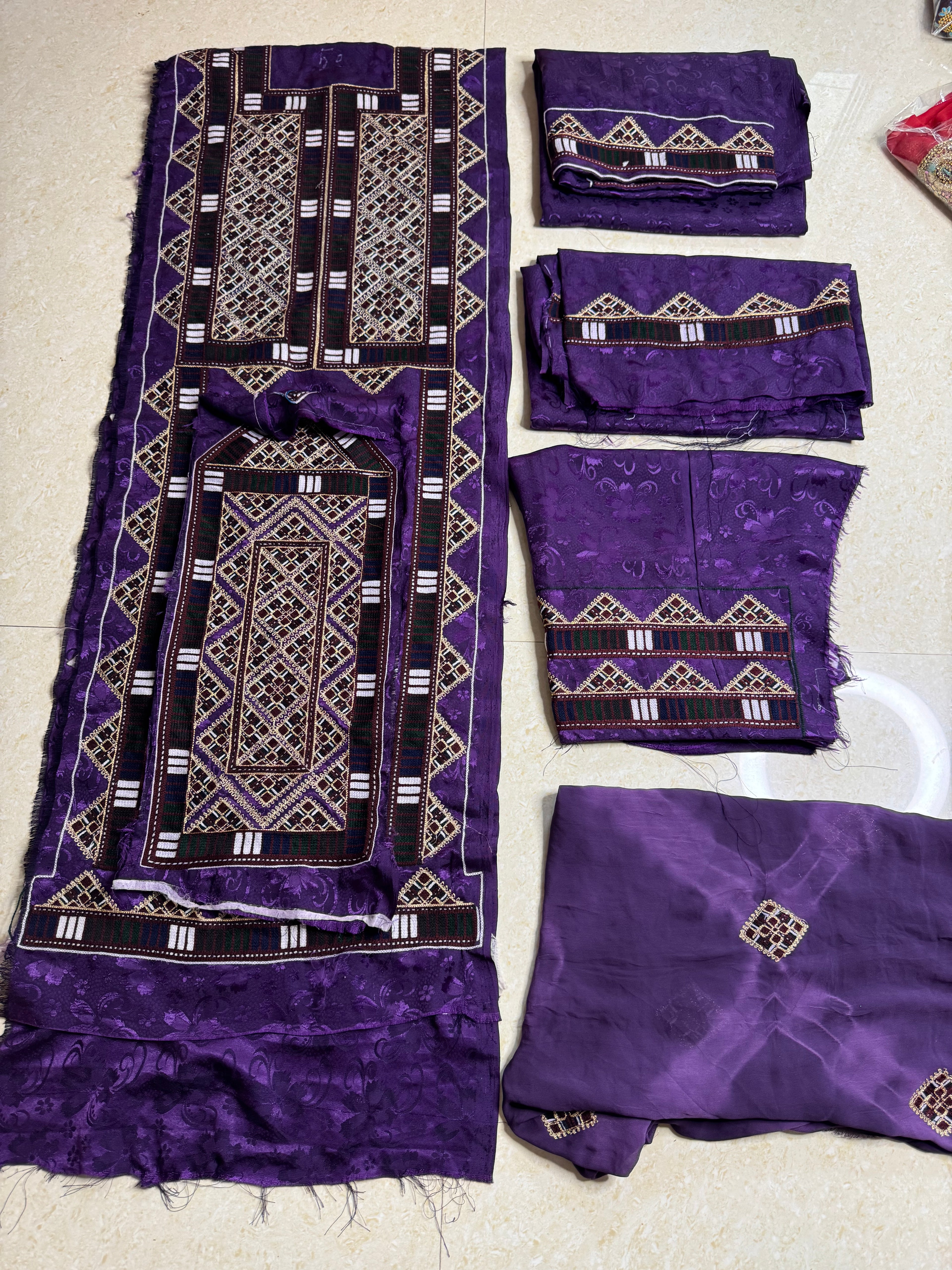 COTTON SATIN FLORA PASHKI