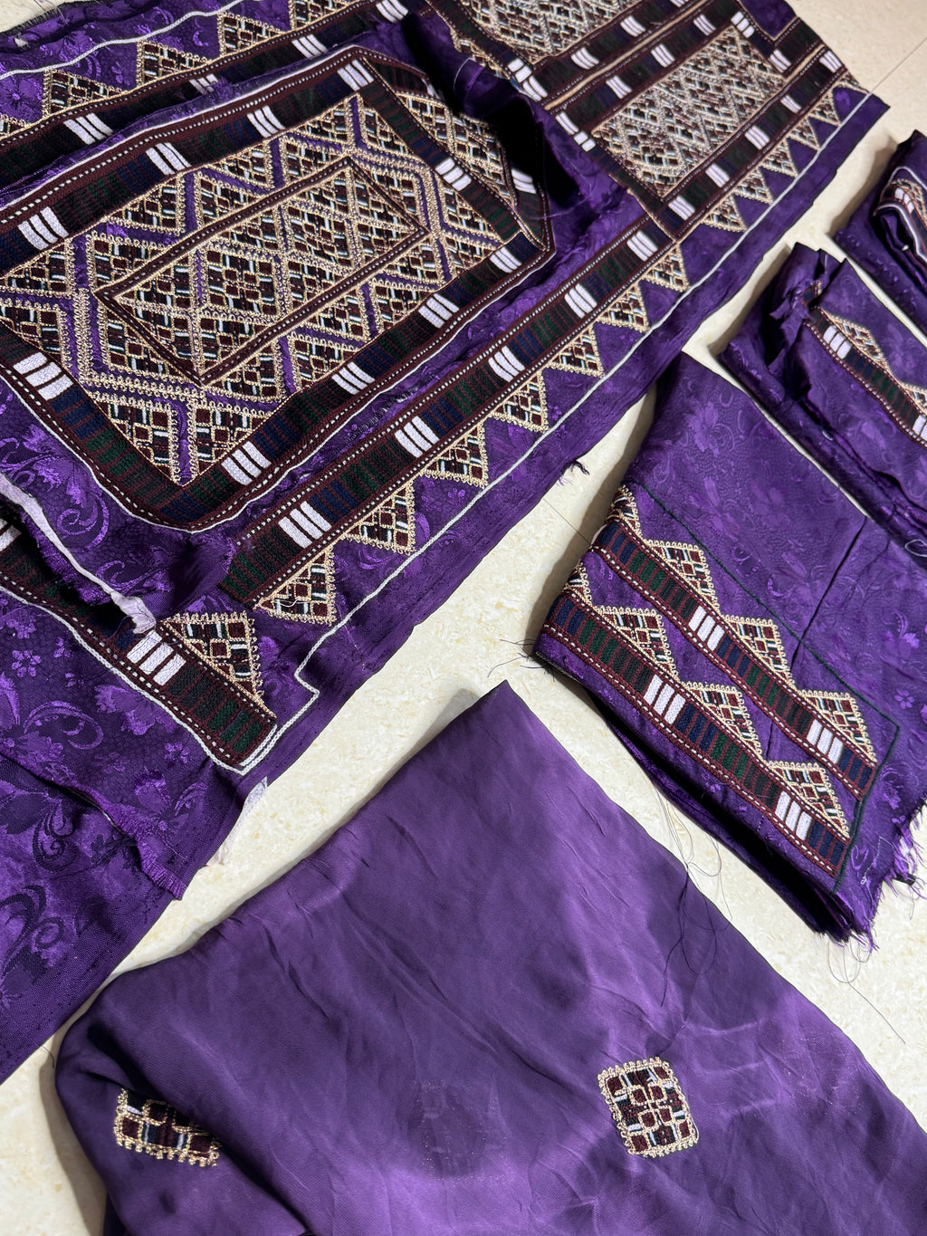 COTTON SATIN FLORA PASHKI