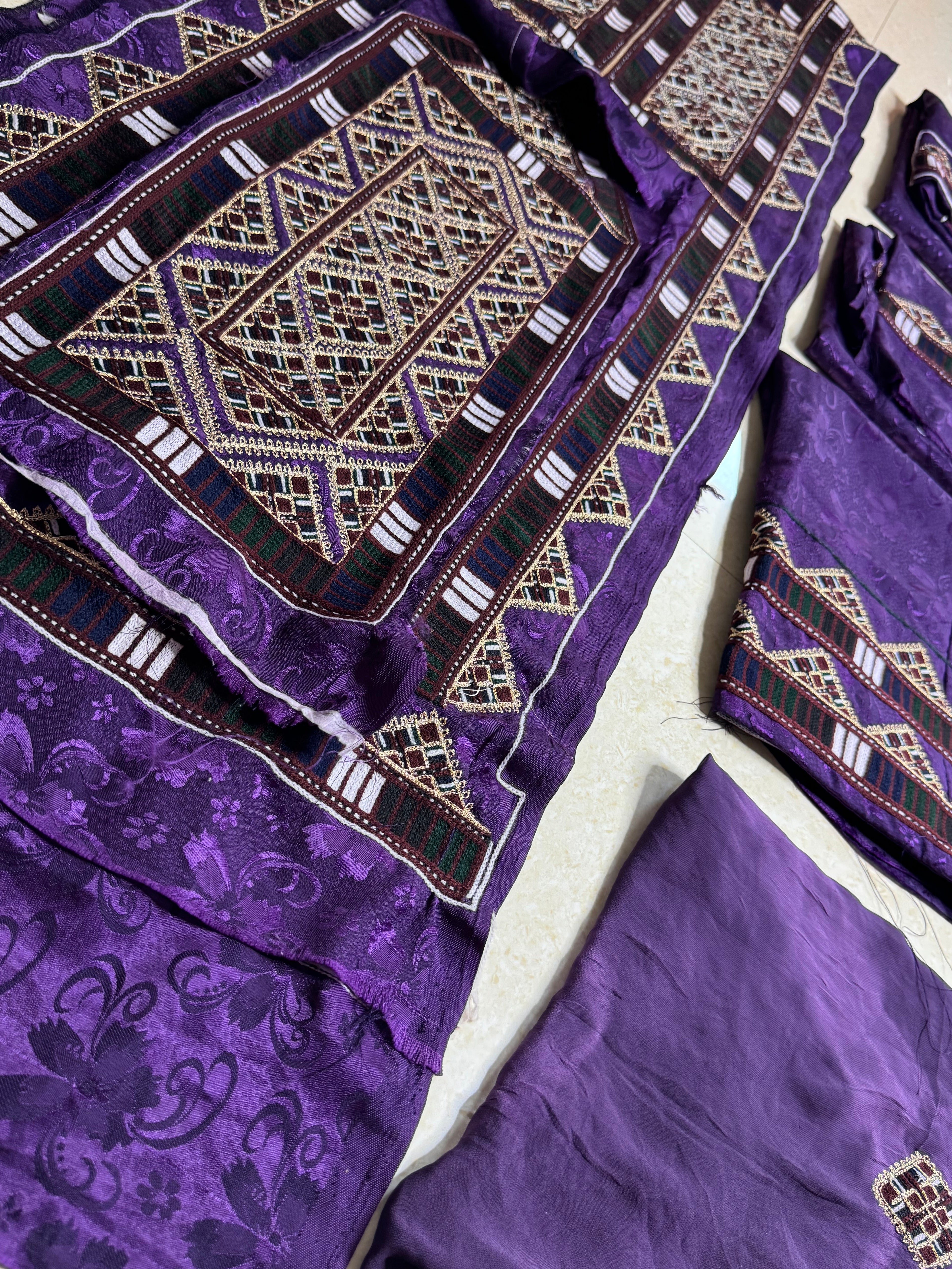 COTTON SATIN FLORA PASHKI